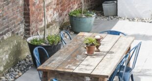 small garden table and chairs