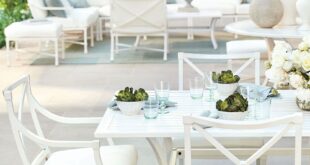 white outdoor furniture