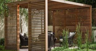 wooden pergola