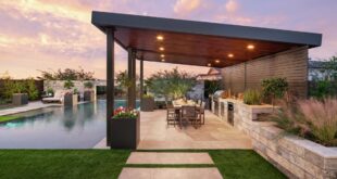 backyard patio designs with pool