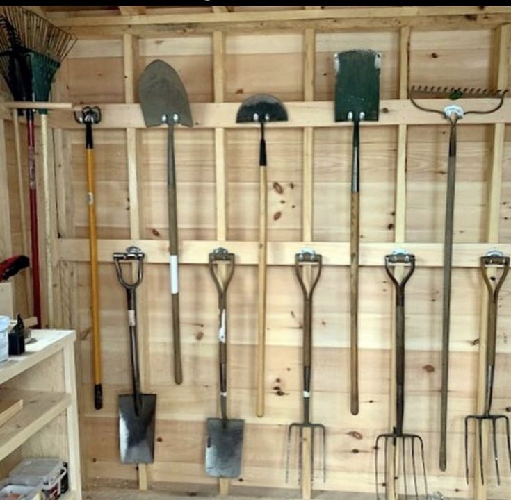 garden tool storage