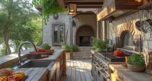 outdoor kitchen