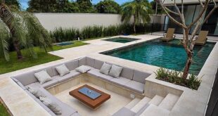 backyard patio designs with pool