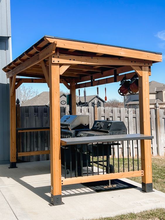 The Ultimate Outdoor Comfort Station: The Grill Gazebo