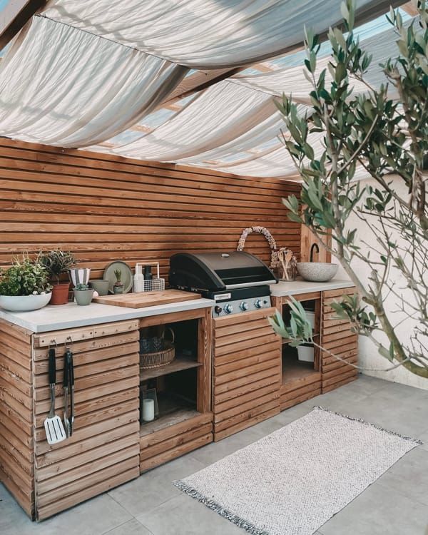 backyard kitchen