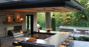 backyard kitchen