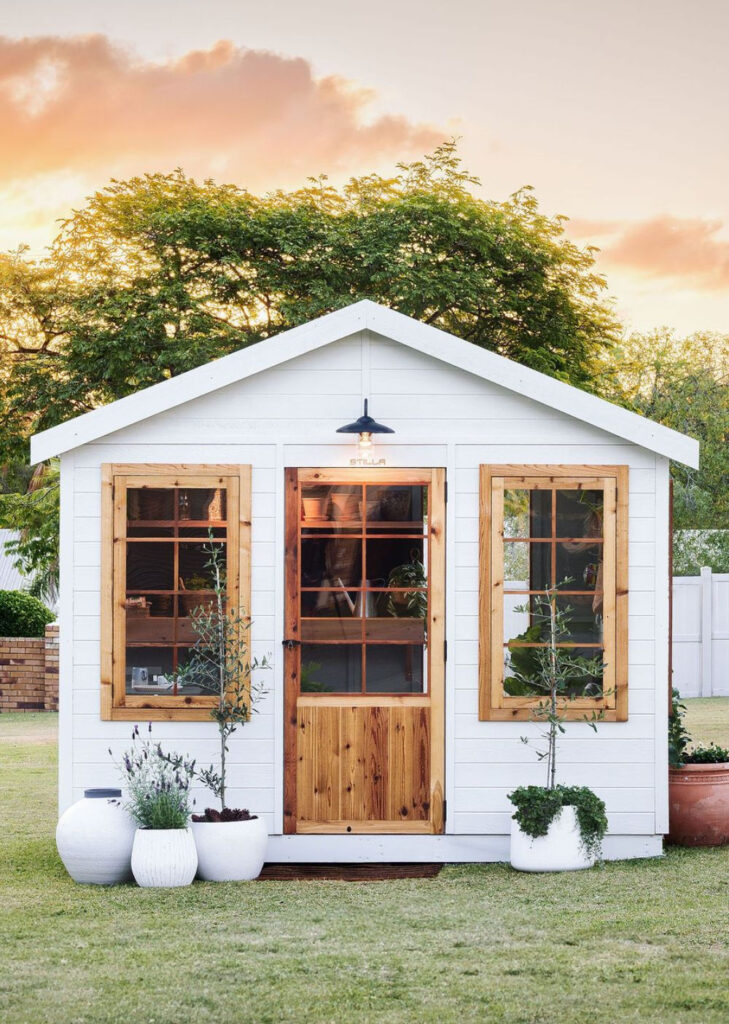 outdoor shed