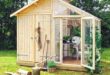 wooden garden sheds