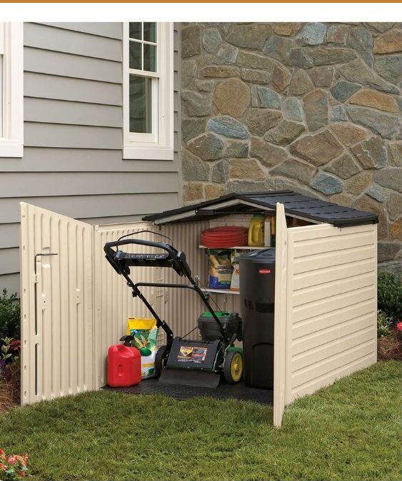 rubbermaid storage sheds