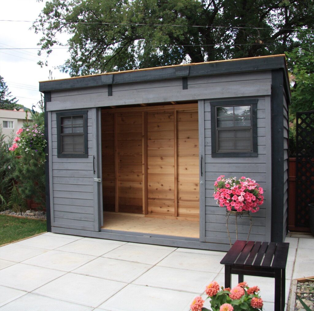 outdoor storage shed