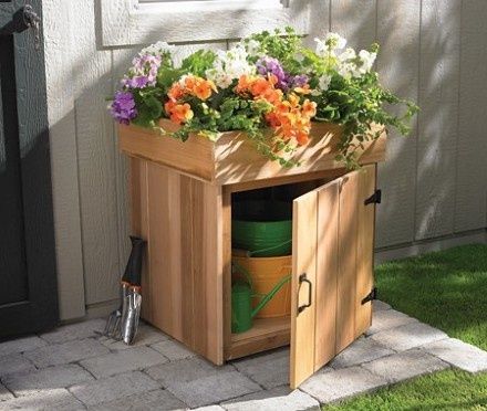 garden storage boxes