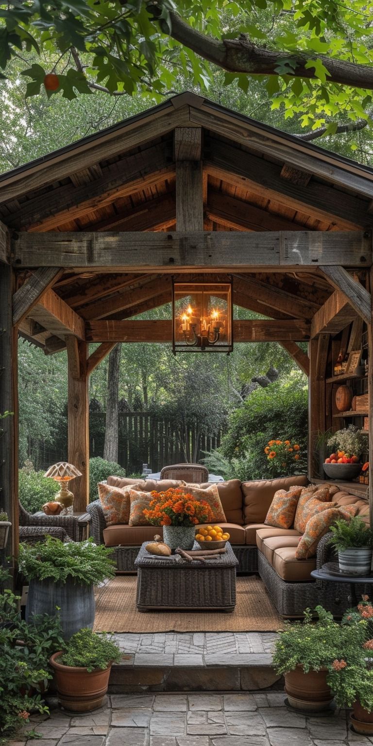 The appeal of sheltered outdoor living spaces