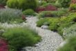 river rock garden