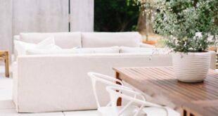 white outdoor furniture