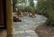 flagstone patio design