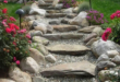 landscaping steps on a slope