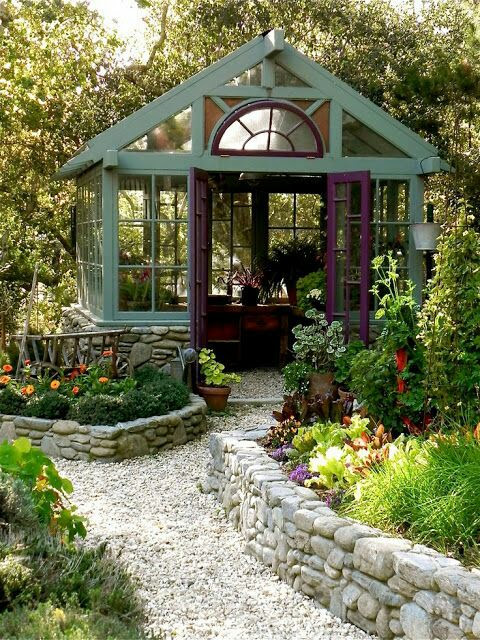 Transform Your Backyard with a Charming Greenhouse