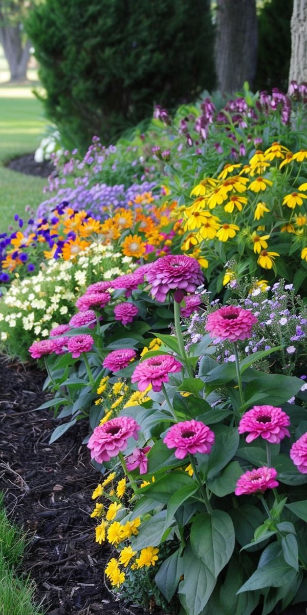 Transform Your Front Yard with Beautiful Flower Garden Designs