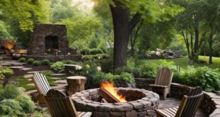 backyard ideas with fire pit