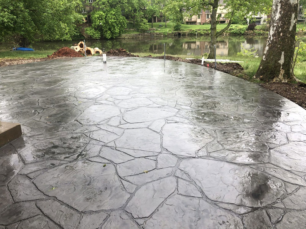 stamped concrete