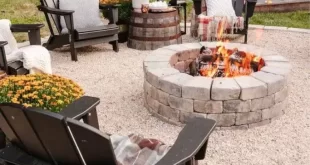 backyard ideas with fire pit