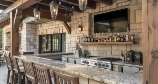 backyard kitchen