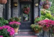 spring porch decor