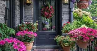 spring porch decor