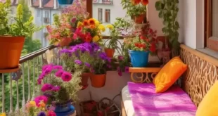 spring porch decor