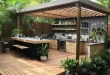 backyard kitchen