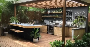 backyard kitchen