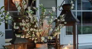 spring porch decor