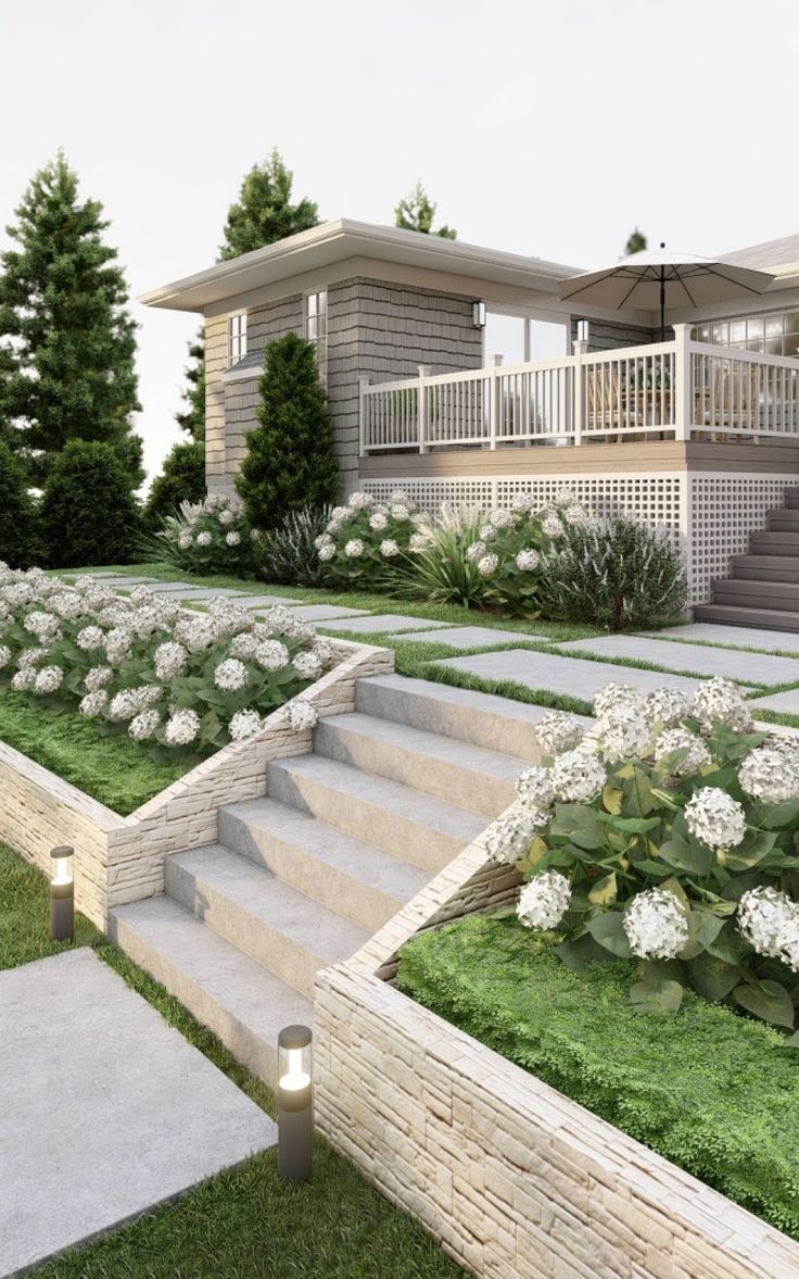 Transforming Your Steep Backyard with Beautiful Landscaping