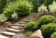 landscaping steps on a slope