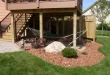 landscaping under deck