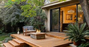 landscaping under deck