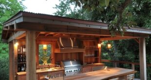 backyard kitchen