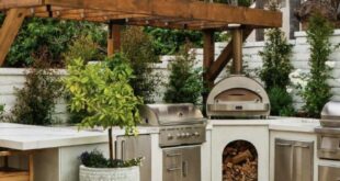 outdoor kitchen