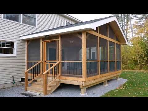 screened in porch plans