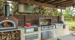 outdoor patio ideas with kitchen