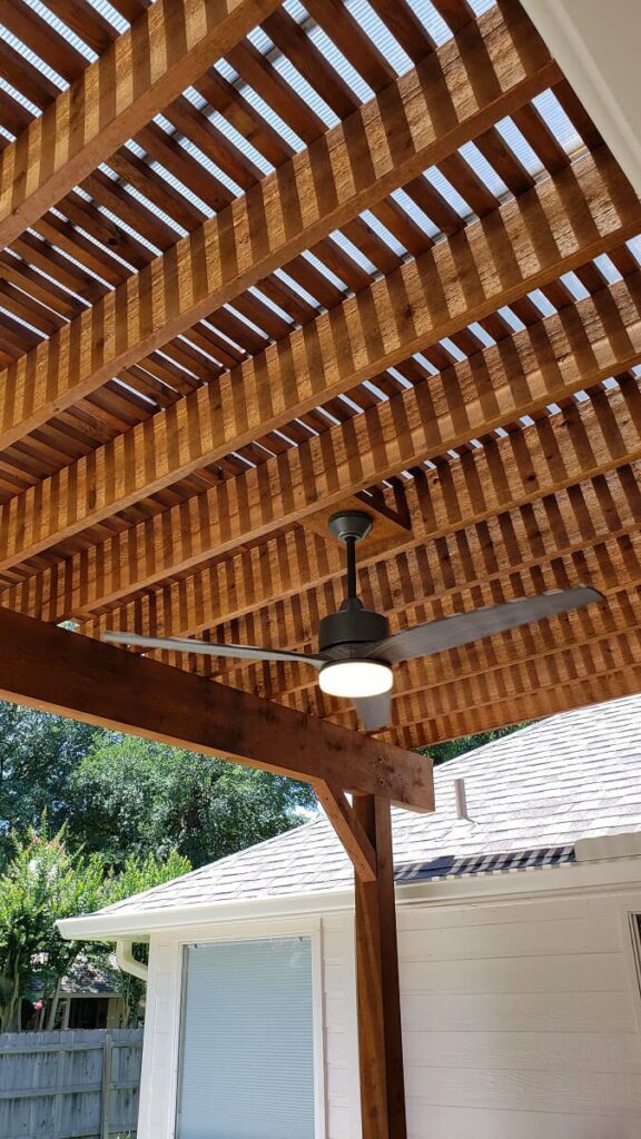 cedar pergola