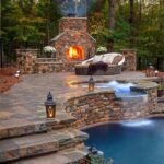 53 Most amazing outdoor fireplace designs ever | Backyard, Outdoor .