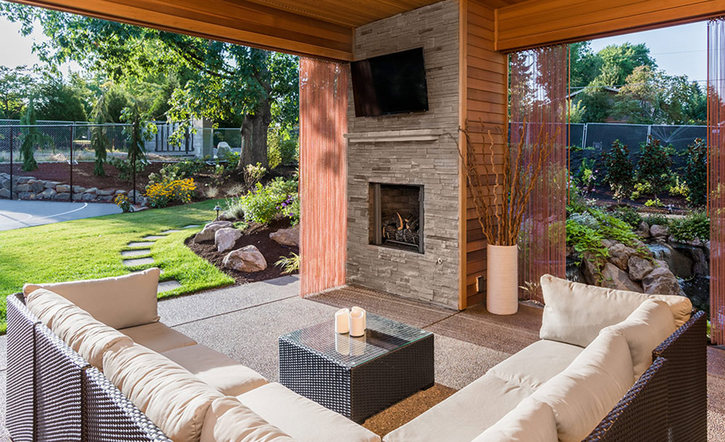 Outdoor Fireplace Ideas - The Home Dep