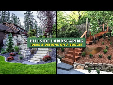 20+ Easy Hillside Landscaping Ideas & Designs on a Budget 👌 - YouTu