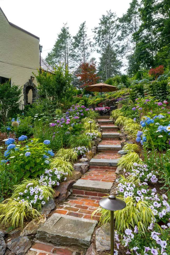 27 Best Hillside Landscaping Ideas on a Budget | Sloped garden .