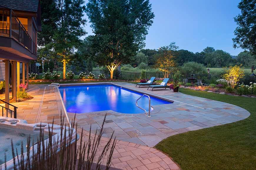 Swimming Pool Landscape in St Paul MN | Southview Desi