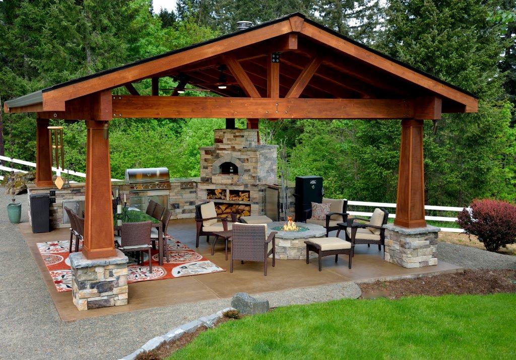 Tualatin Backyard Kitchen Design and Build | Outdoor Cooking .