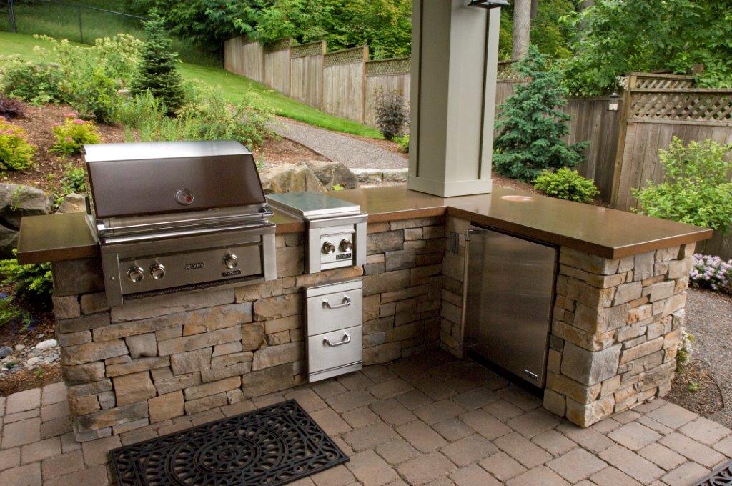 Tualatin Backyard Kitchen Design and Build | Outdoor Cooking .