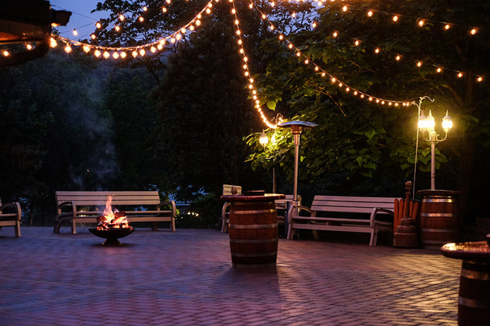 Complete Guide to Hanging Outdoor Patio Lights - Anderson Lumb