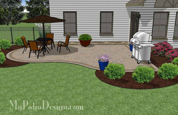 Cheap Backyard Patio Design | Downloadable Plan – MyPatioDesign.c